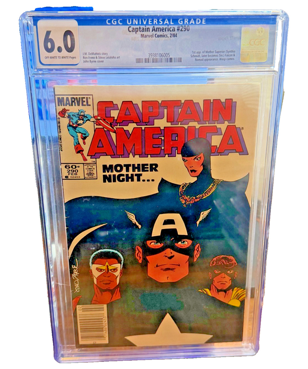 Captain America #290 (1984) CGC 6.0 1st App Mother Superior